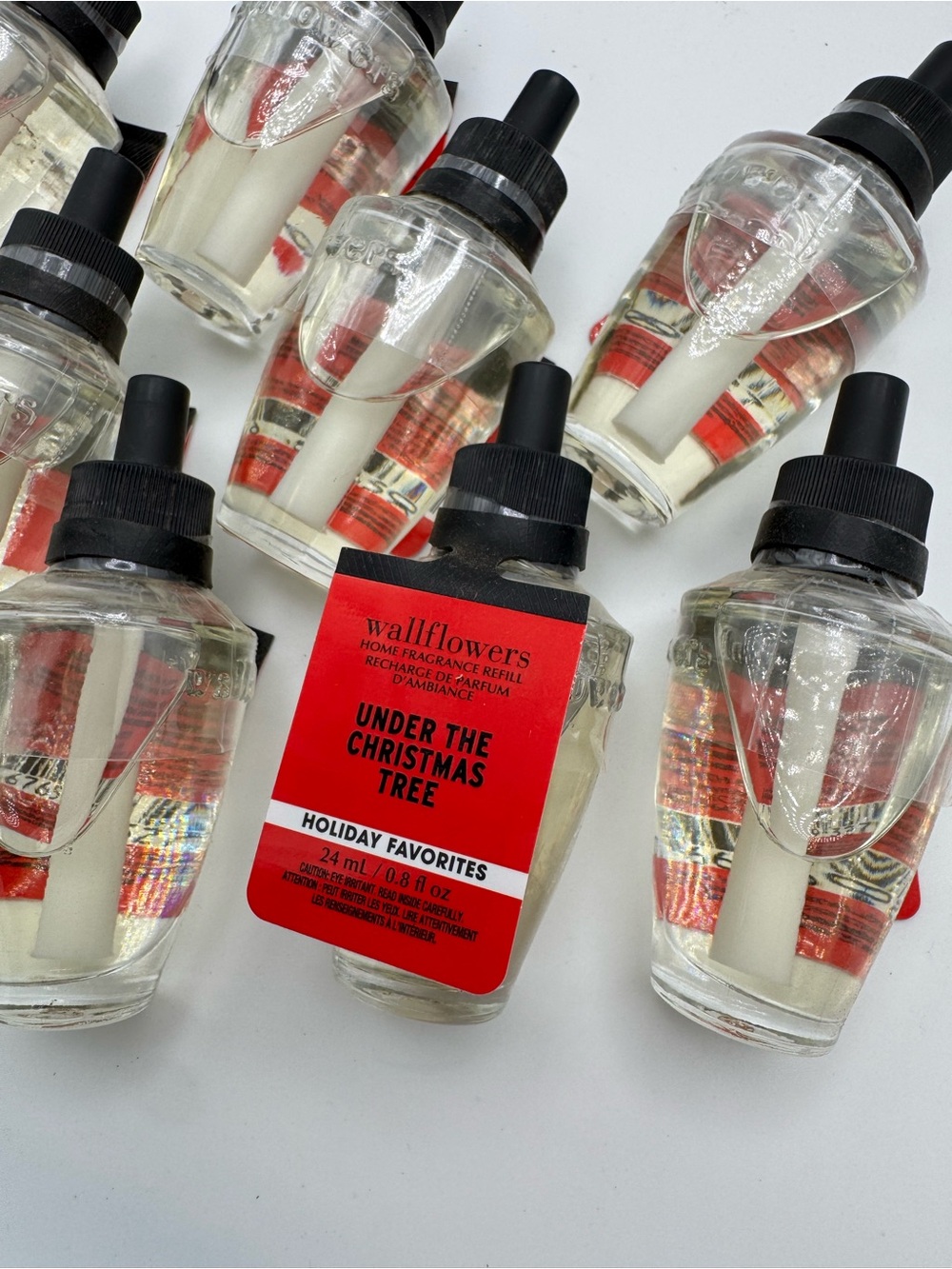 Bath & Body Works Wallflowers Brand New Refill Under The Christmas Tree Lot of 8